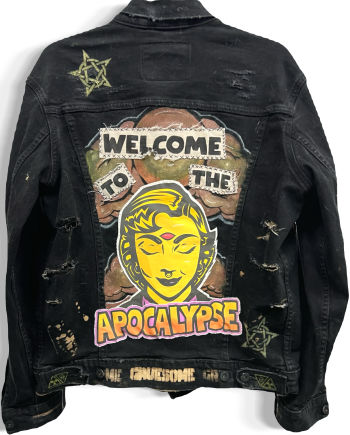 "Welcome to the Apocalypse" Denim Jacket